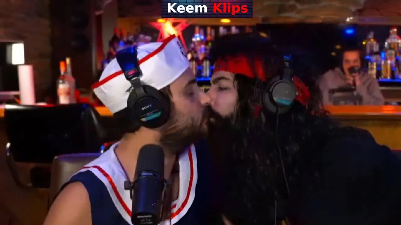 Salvo Gives Keemstar A Smooch!