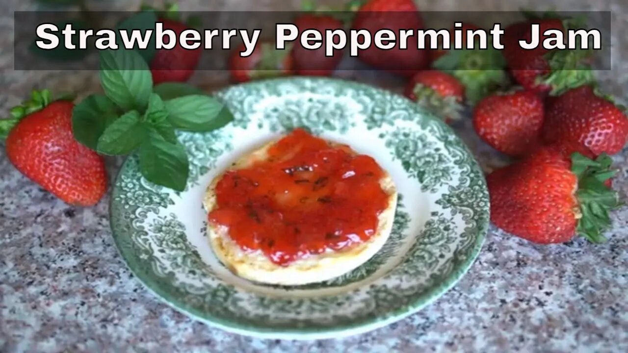 Strawberry Peppermint Jam