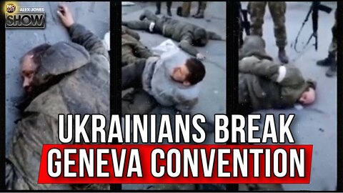 WARNING! WAR CRIME FOOTAGE- Ukrainian Troops Viciously Torture Captured Russian Soldiers