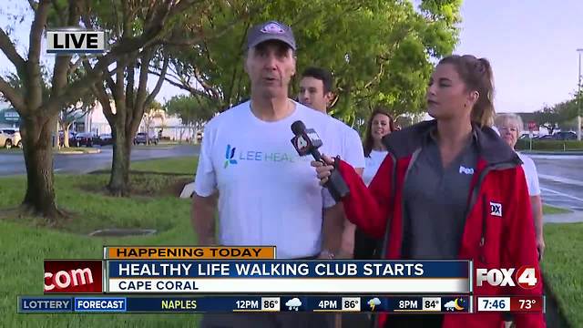 Lee Health Wellness Center launches morning walking club