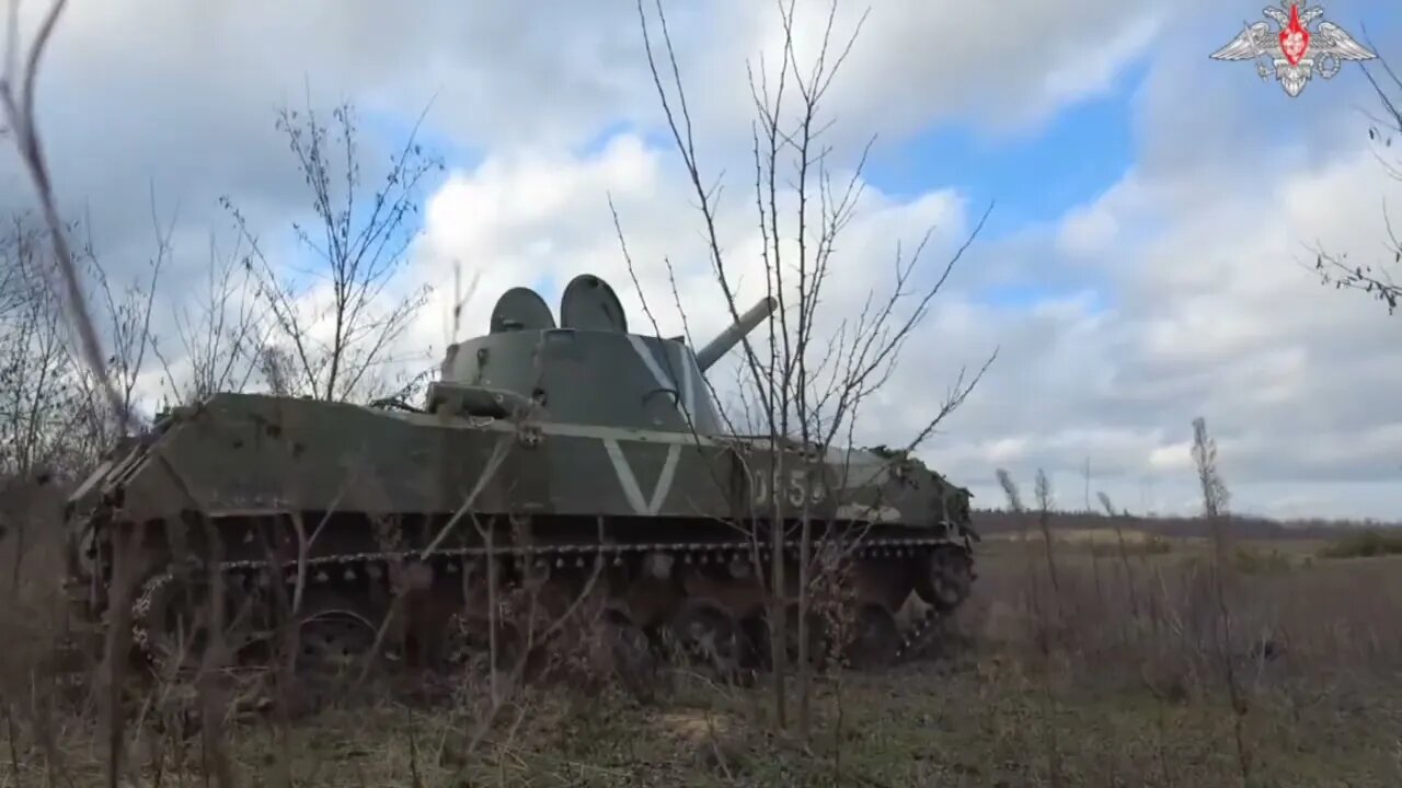 The combat work of Russia's Nona self-propelled mortar in Ukraine Operation