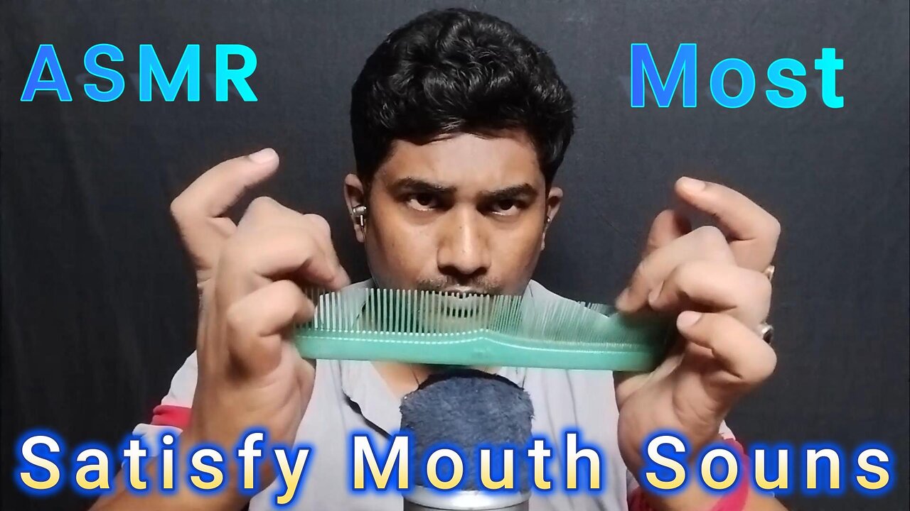 asmr sleep and satisfying wet mouth sounds vs dry mouth sounds to relax