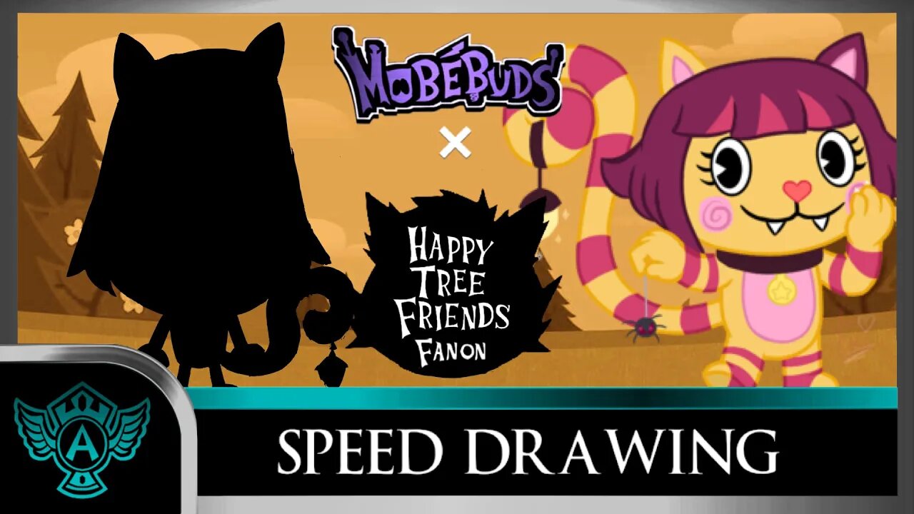 Speed Drawing: Happy Tree Friends Fanon - Smiley | Mobebuds Style