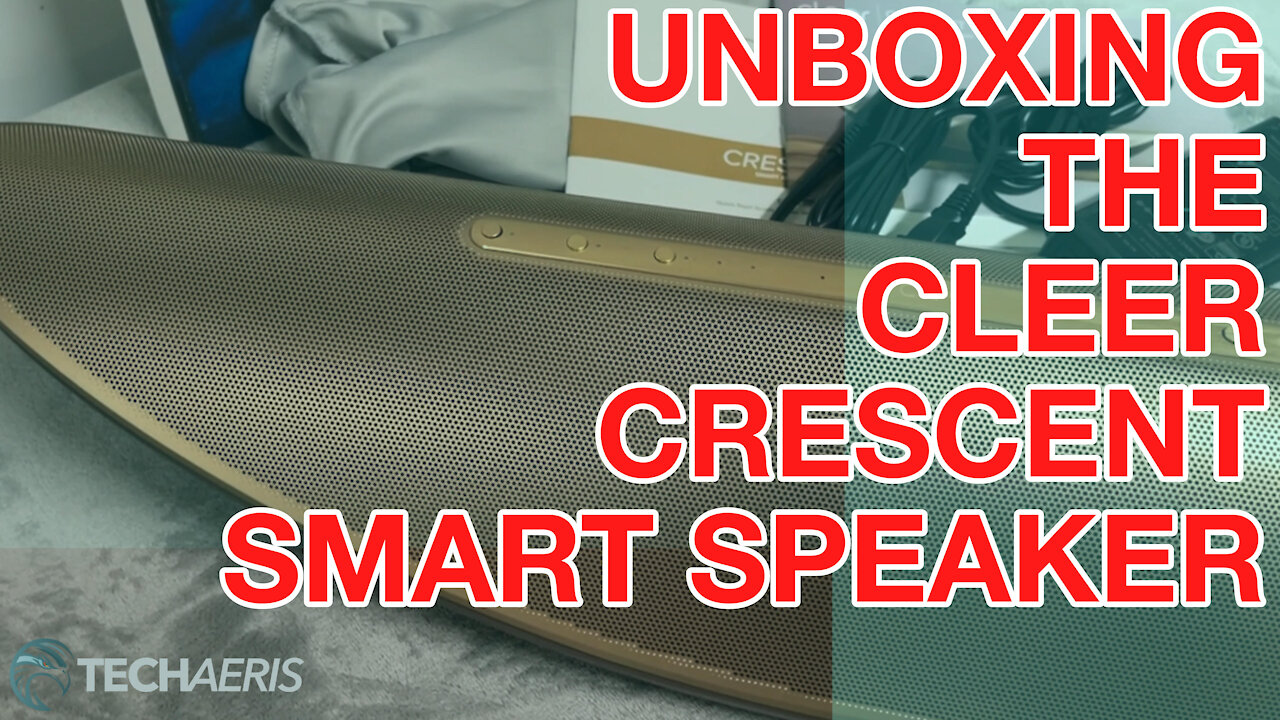 Unboxing the Cleer Crescent Smart Speaker