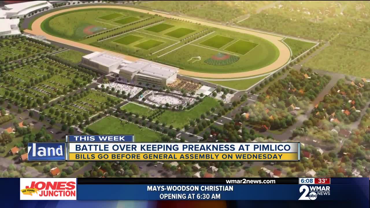 Two bills go before state senate, as battle wages to keep Preakness at Pimlico