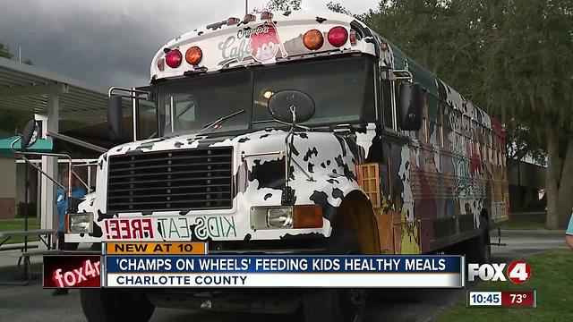 'Champs on Wheels' feeding kids healthy meals