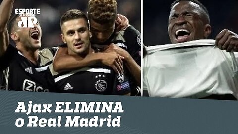 Neres e Tadic DEITARAM! Ajax ELIMINA o Real Madrid de Vinicius Jr! Veja ANÁLISE!