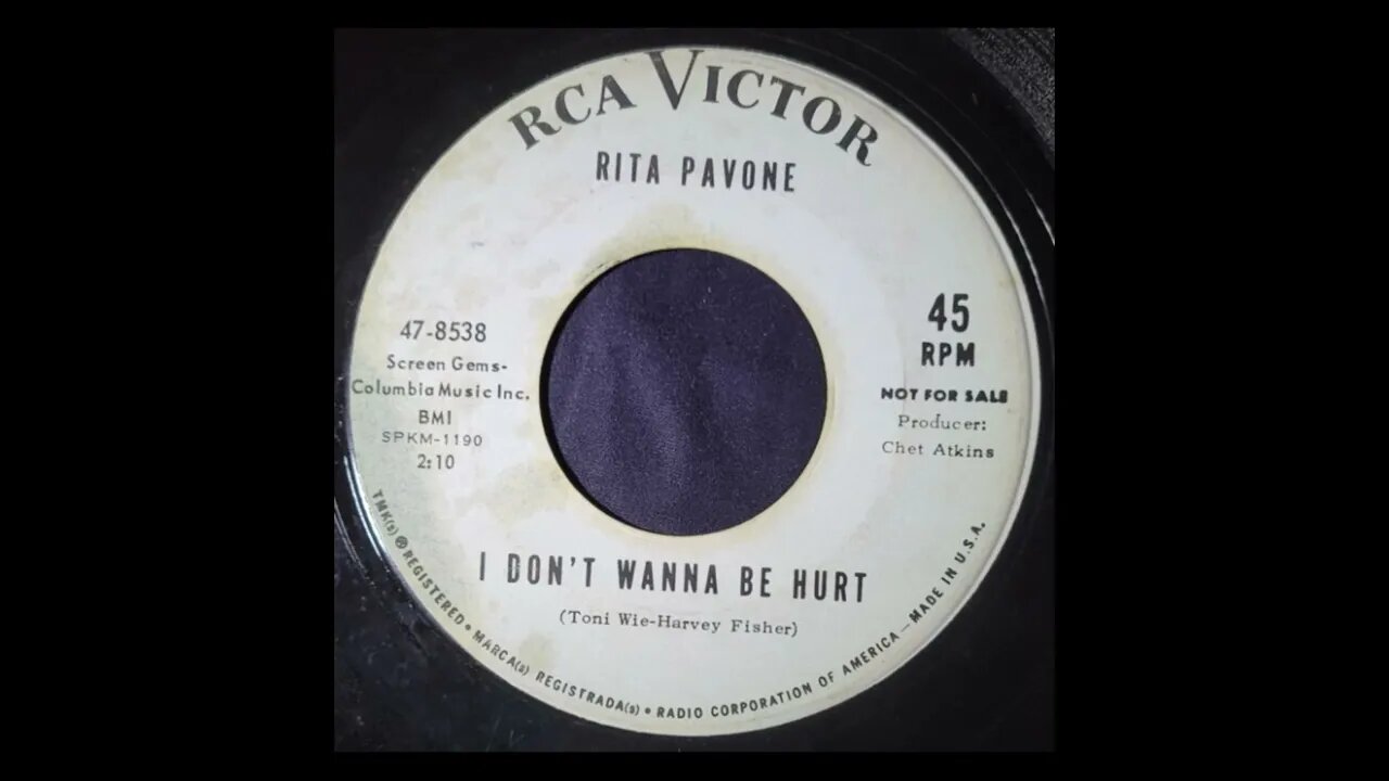Rita Pavone - I Don't Wanna Be Hurt