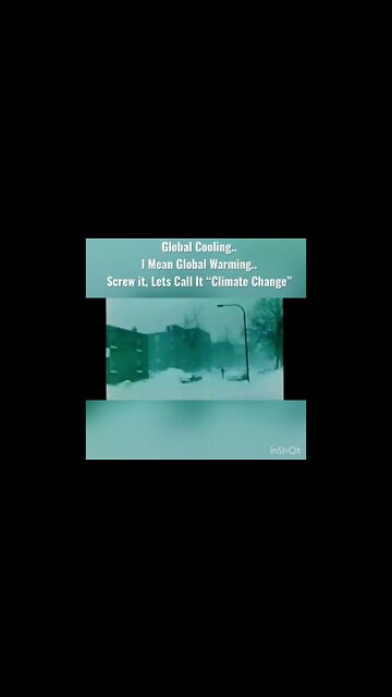 Coming Ice Age?! 🤔🤔 Just Trust The Science, Will Ya!! #globalwarming #climatechange #wef