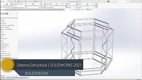 Structure system Solidworks 2021