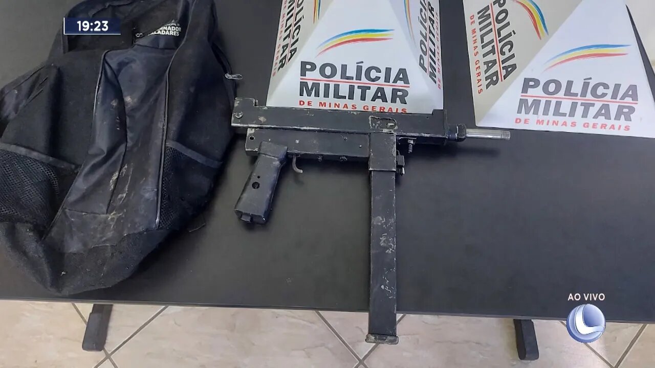 Apreensão da PM: Submetralhadora Artesanal escondida em um Matagal próximo ao Bairro Capim.
