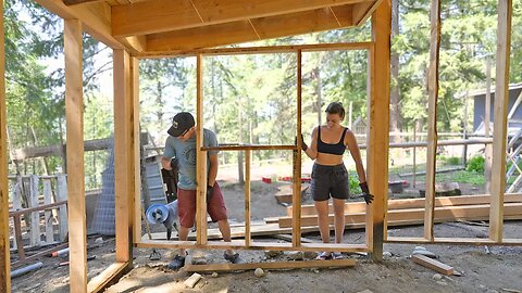 Framing Is COMPLETE | Building A Barn For Free