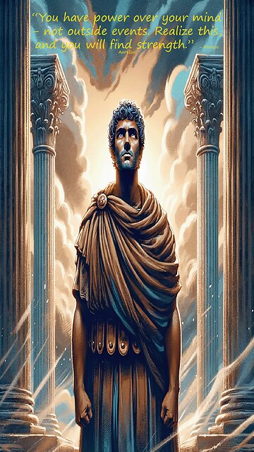 60-second inspirational - “You have power over your mind - not outside events...” – Marcus Aurelius