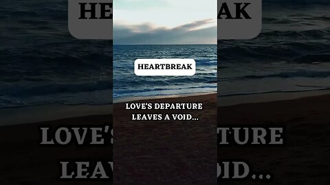 Love Departure Leaves A Void Quote #quotes #love #relationship #loss #heartbroken