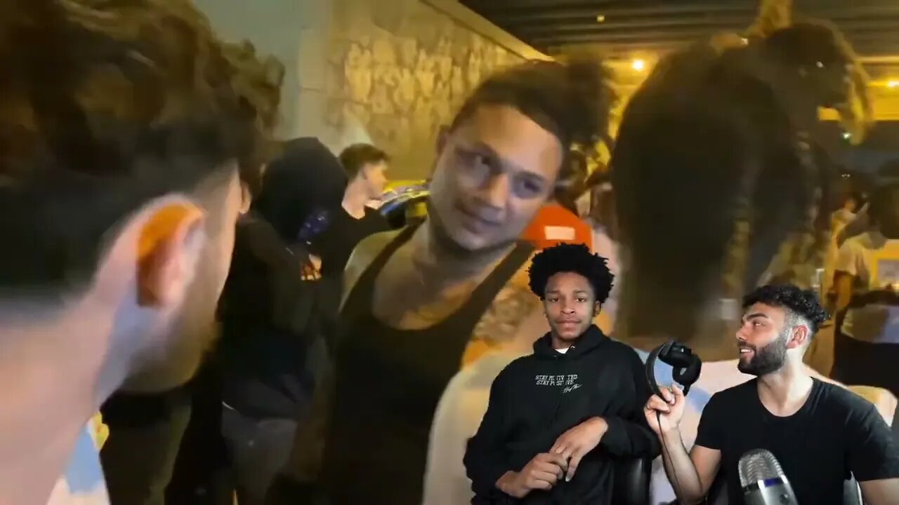 BRO WTF!! 😂😂 They pulled up here to FIGHT!!? Dfrig reacts to street fight.