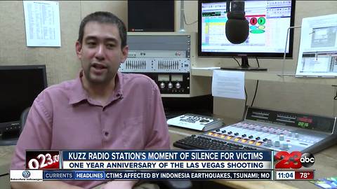 KUZZ radio station's moment of silence for victims