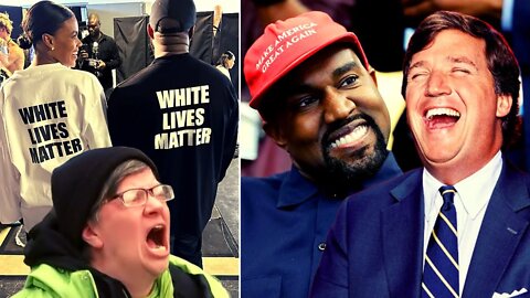 Kanye West TRIGGERS The Left AGAIN | Tucker Carlson Interview On White Live Matter, Trump, Pro-Life