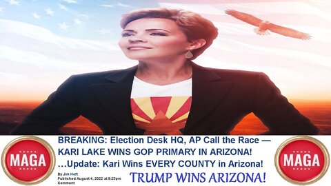 KARI LAKE WINS ARIZONA