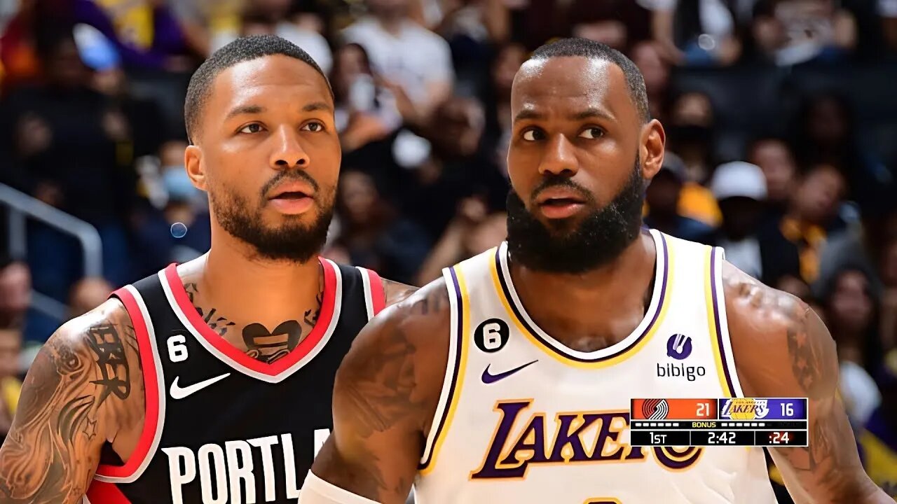 L.A LAKERS VS PORTLAND TRAIL BLAZERS FULL GAME HIGHLIGHTS JAN 22-2023