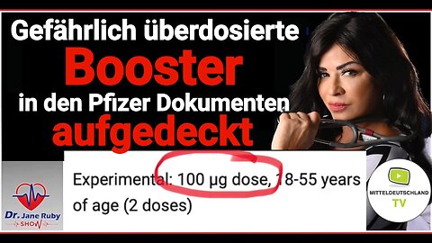 Gefährlich überdosierte Booster in den Pfizer Dokumenten aufgedeckt