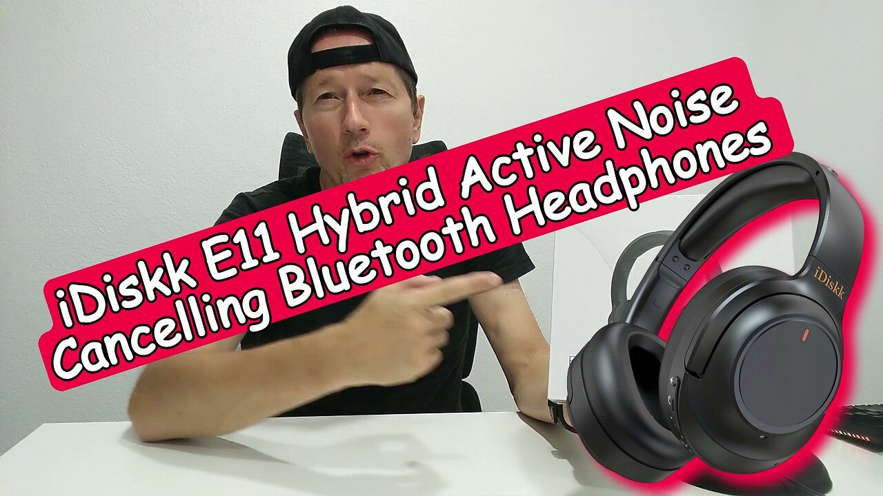 iDiskk E11 Hybrid ANC Bluetooth Headphones, Unboxing & Quick Review (With Mic Test)