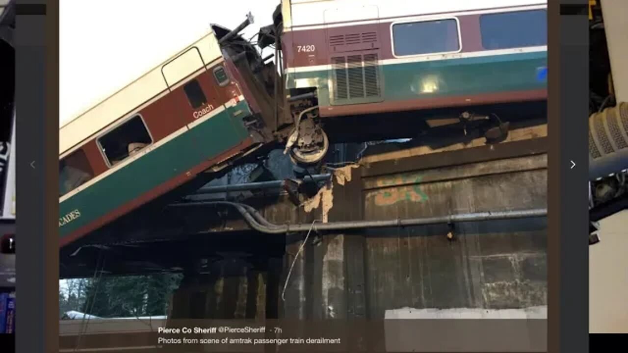 Amtrak Derailment South of Seattle WA - Was it a Terrorist Attack?