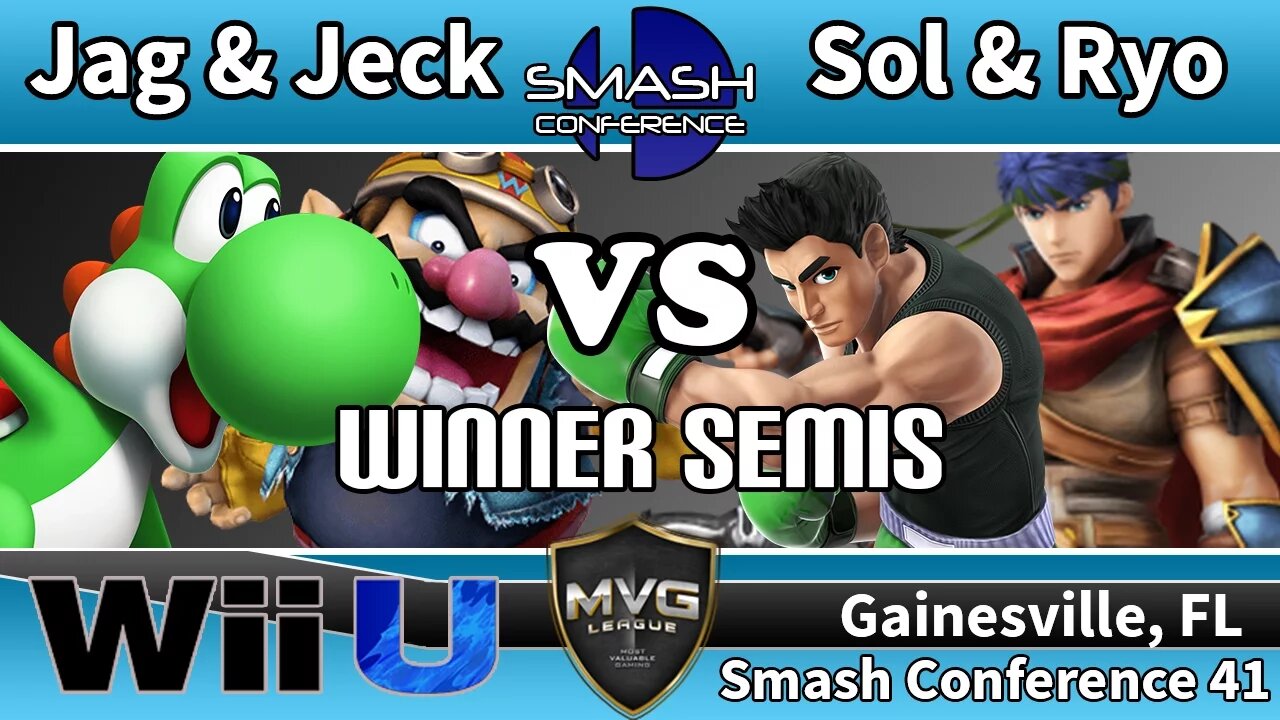 Jag & Jeck vs. MVG|Sol & MVG|Ryo - Teams SSB4 Winners Semis - Smash Conference 41