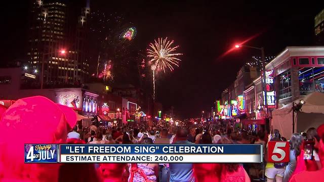 240K Attend Nashville’s ‘Let Freedom Sing!’ July 4th Celebration