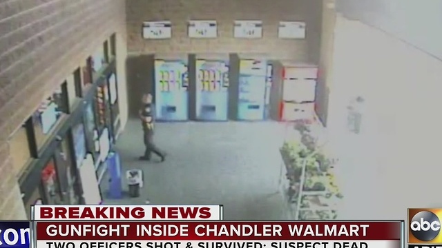 Gunfight inside Chandler Walmart caught on tape