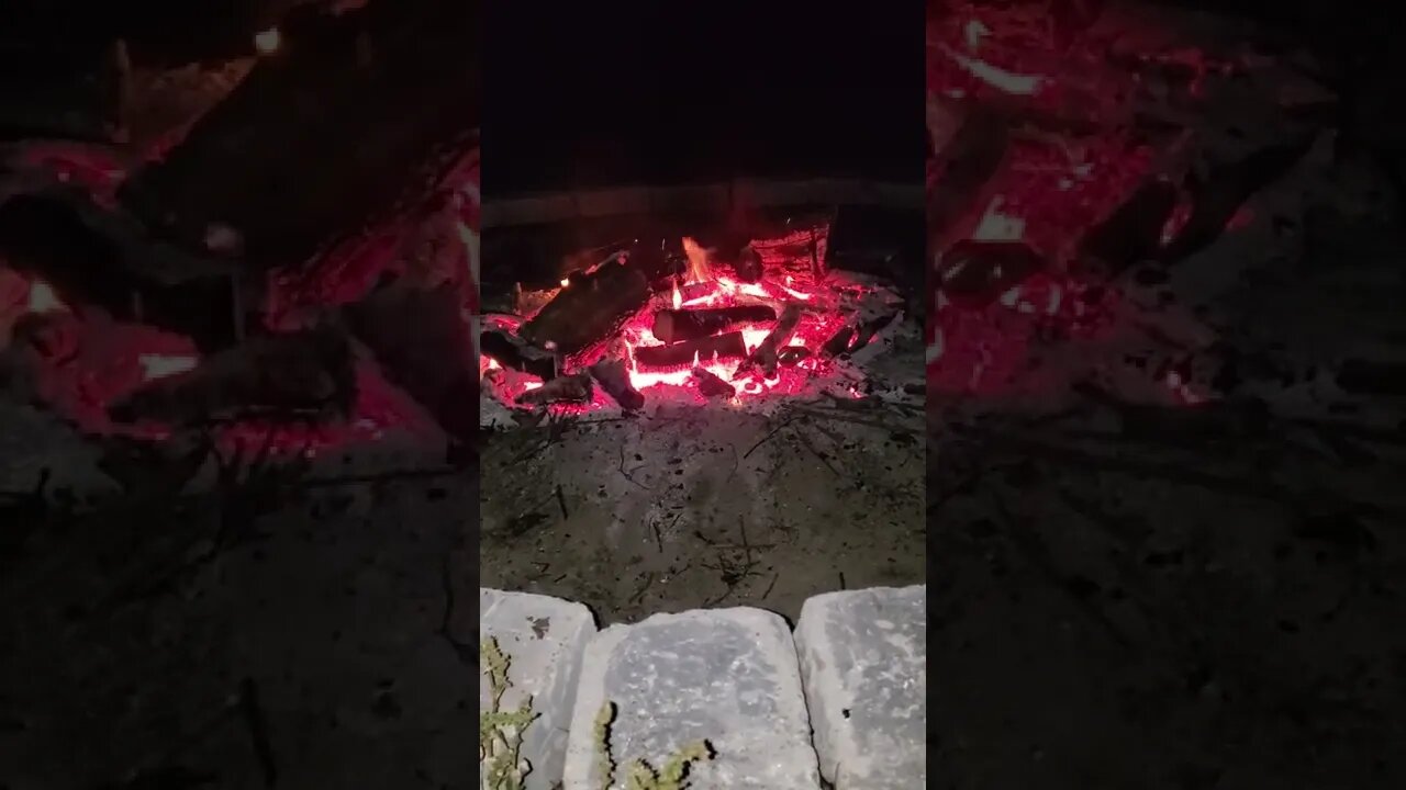 good ol campfire.