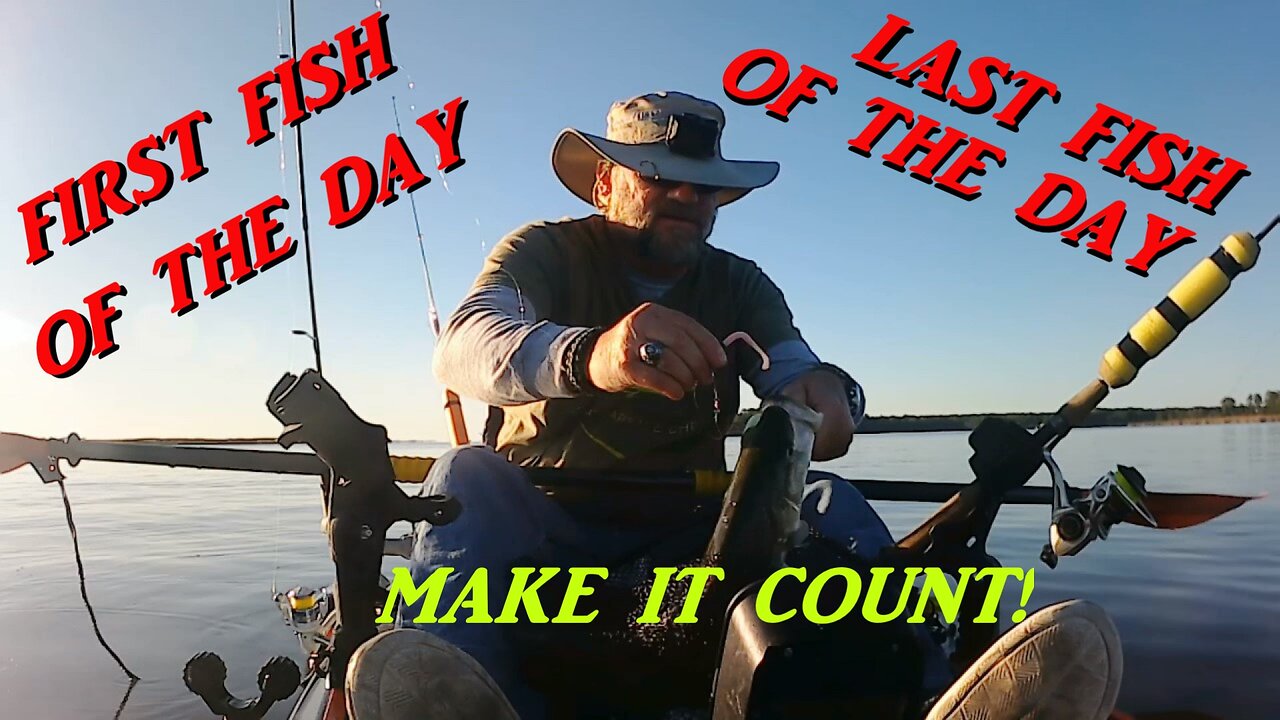 KAYAK FISHING - IF YOU ONLY CATCH ONE, MAKE IT COUNT!