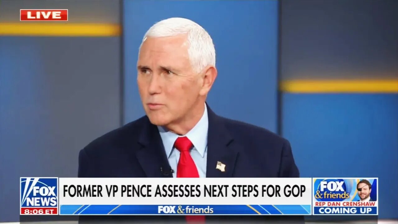 Pence Abandons Trump, "Better Choices" in 2024
