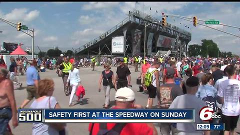 Vehicles may be searched when entering Indianapolis 500