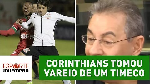 "Corinthians tomou vareio de um timeco. Papelão!", dispara Flavio