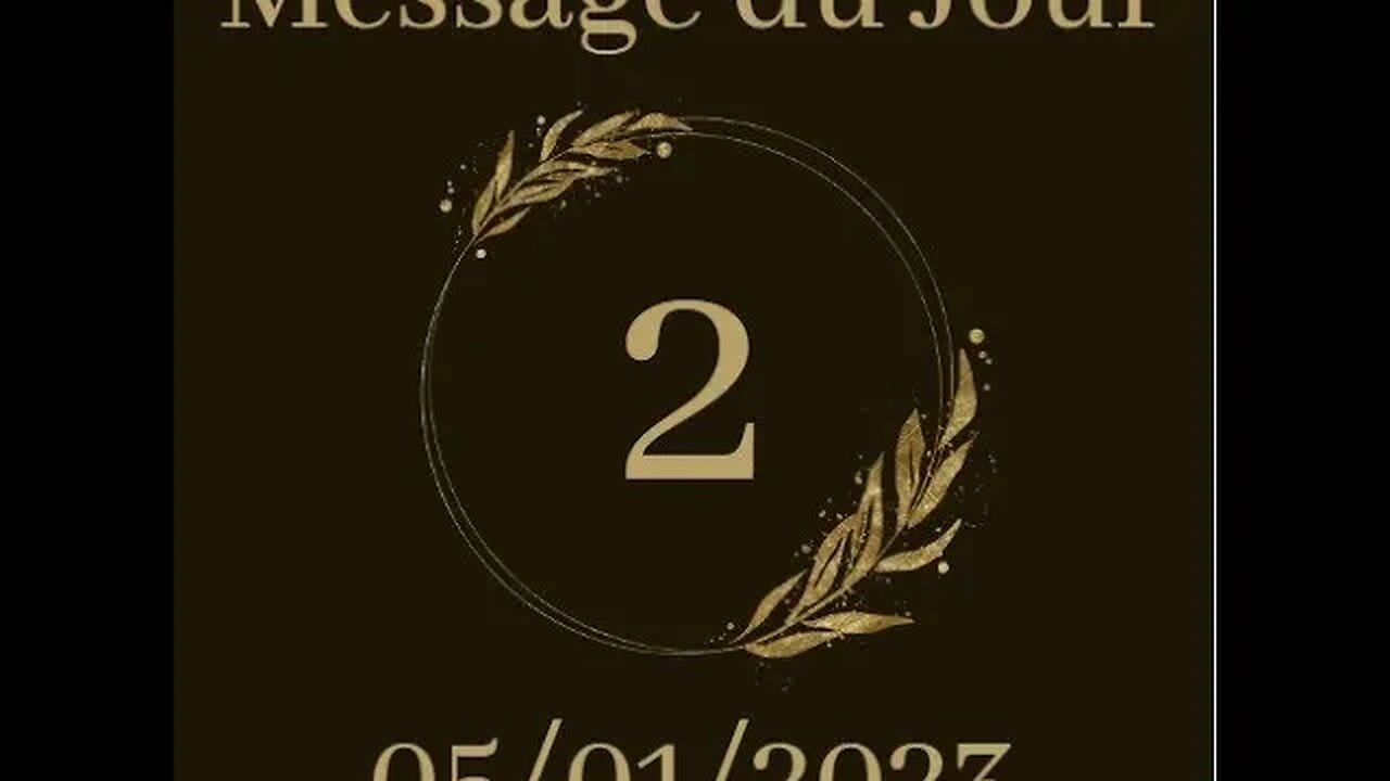 MESSAGE DU JOUR #2 RIEN QUE POUR VOUS