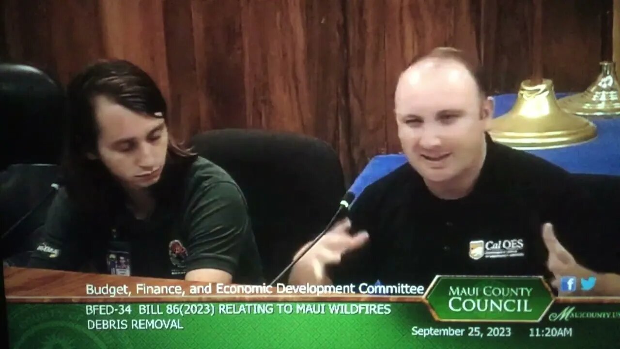 MAUI WILDFIRES DEBRIS REMOVAL 9-25-23 Questioning the Resources 11 Paltin Round 2