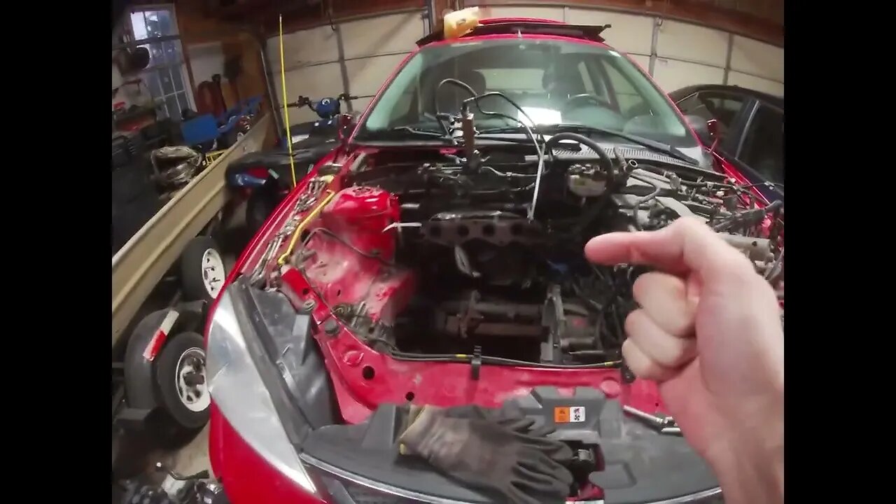 05-07 Ford Focus Engine Removal Without Lift