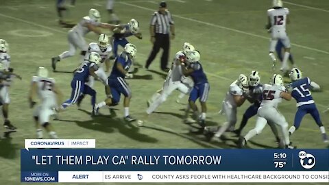 Nearly 100 "Let Them Play CA" Rallies planned Friday afternoon