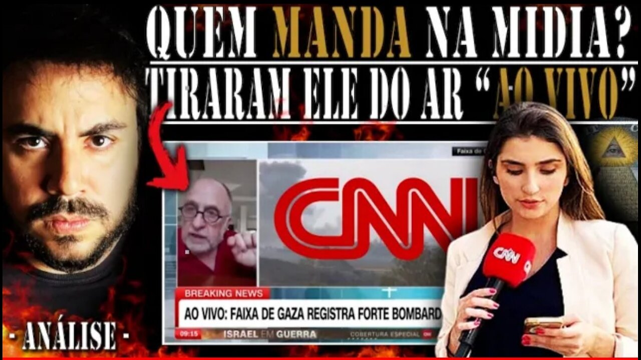 CNN TAKES OFF THE AIR LIVE BRAZILIAN THAT IS IN ISRAEL AND SAYS TOO MUCH REALITY ABOUT THE MEDIA