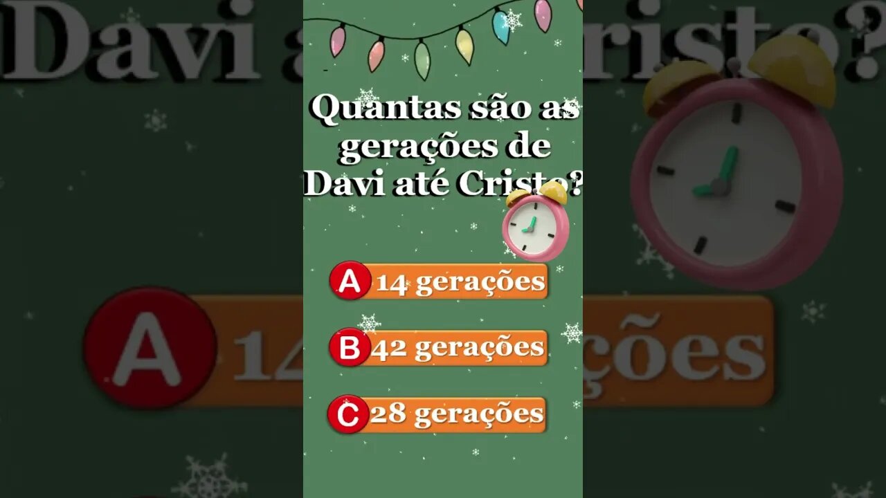 Quantas são as gerações de Davi até Cristo? #shorts #perguntaserespostas #bible #biblia