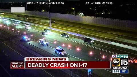 One killed after motorcycle collision on I-17 near Jomax