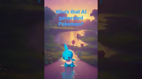 AI generated Mudkip #whosthatpokemon #pokemon