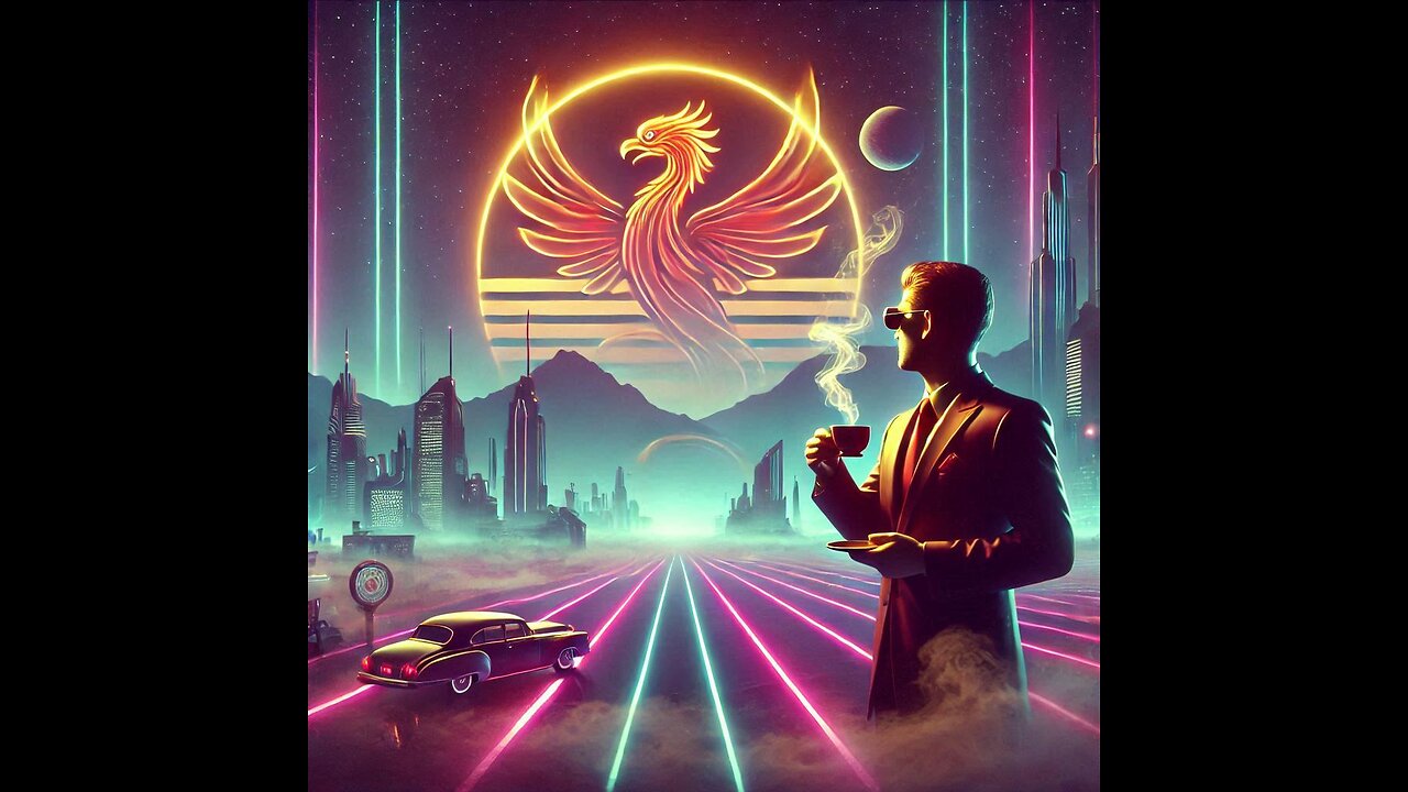 Neon Nights: Retro synthwave music