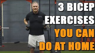 3 Simple Bicep Exercises You Can Do At Home!