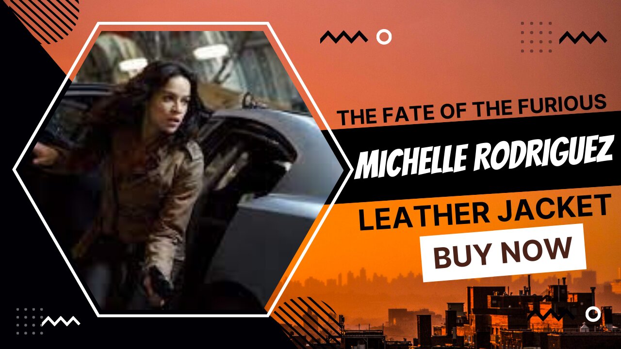 The Fate of the Furious || Michelle Rodriguez || Leather Jacket