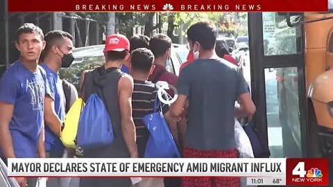 LIVE: New York Asylum Seekers Mayor Declares State of Emergency