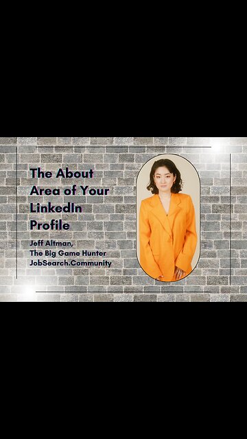The About Area of Your LinkedIn Profile #shorts
