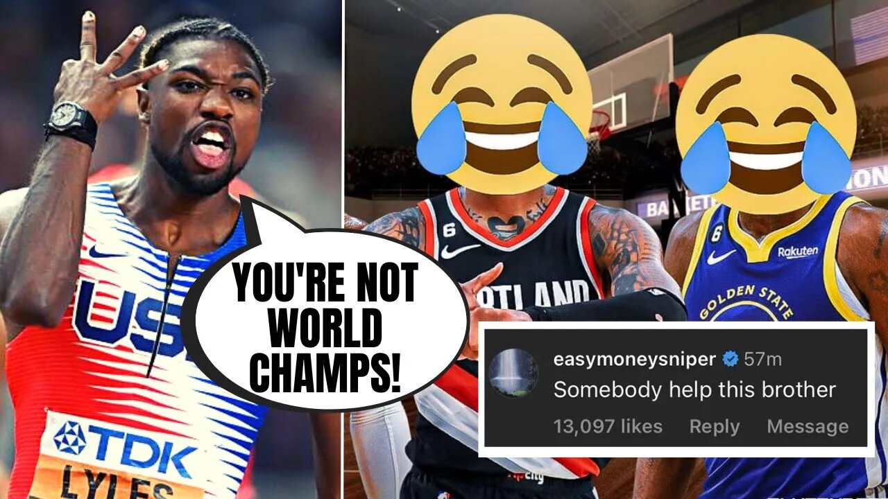 US Sprinter Noah Lyles SLAMS NBA, Gets BLASTED By Stars After Saying They Aren't 'World Champions"