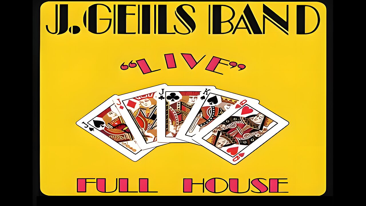 J Geils Band - Live Full House