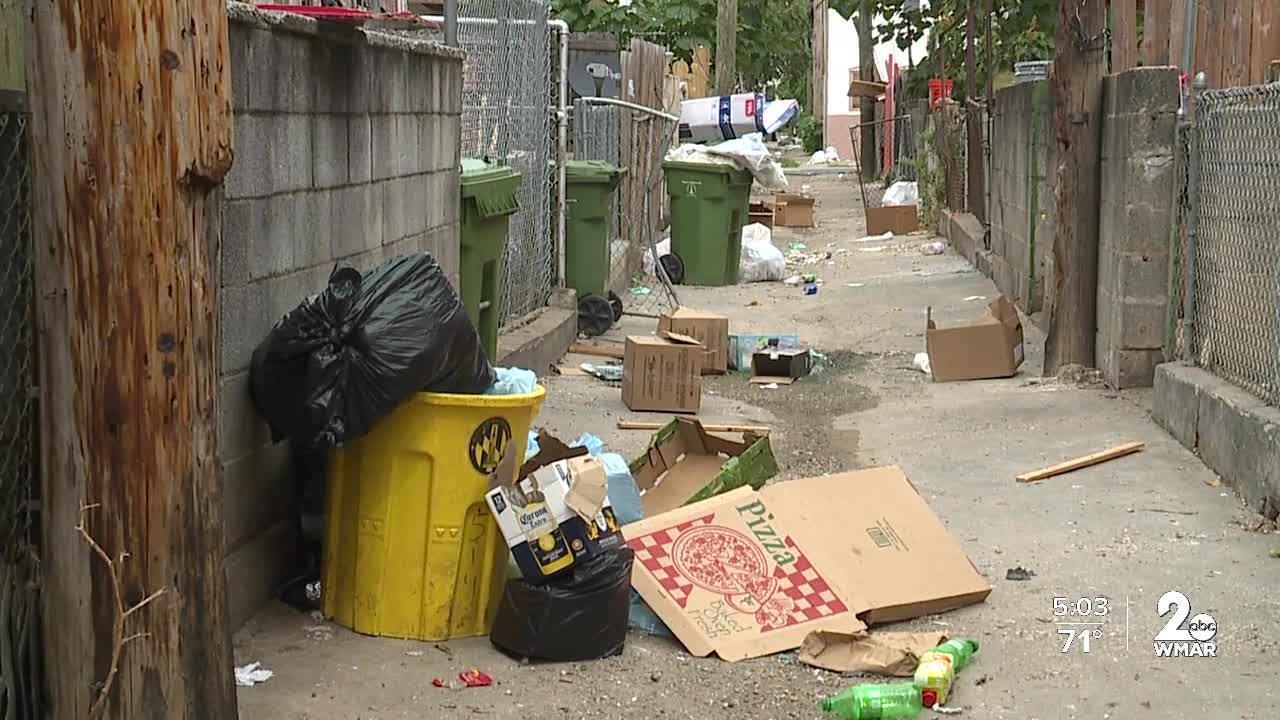 Northeast Baltimore neighborhood asking city for help with rats and trash